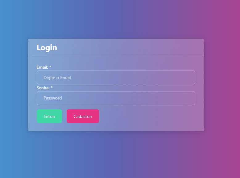 Finance Control - React & Java